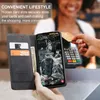 A person is using a phone case with card slots to pay for something at a terminal. Produktbild-Vorschau
