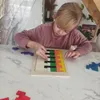 3D dřevěné puzzle 40 barevných stavebních bloků Hra Tetris Náhled obrázku produktu 3