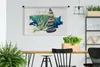 MuchoWow® Wandteppich Wandbehang Steine - Meer - Pflanzen Produktbild-Vorschau 2