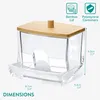 Navaris Wattestäbchen Behälter - Wattestäbchen Spender - Produktbild-Vorschau 6