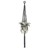 2er Set Makramee Blumenampel, Boho Deko Baumwollseil Produktbild-Vorschau 2