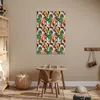 MuchoWow® Poster Blumen - Rot - Muster 40x60 cm - Plakate Produktbild-Vorschau 6