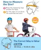 Casque de vélo pour enfants Cartoon 3D Design Vert Taille Voir les images du produit 6