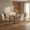 Esszimmer-Set HWC-G55, 4er-Set Stuhl + Sitzbank 160cm, Produktbild-Vorschau 1