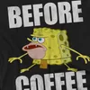 SpongeBob SquarePants - "Before Coffee Meme" T-Shirt für Produktbild-Vorschau 3
