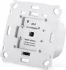 The back of a white electrical shutter actuator for brand switches. Produktbild-Vorschau