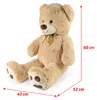 Großer Teddybär Fido mit Etikett 100 cm Produktbild-Vorschau 8