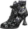 Laura Vita Damen Stiefelette Satinband Strass und Produktbild-Vorschau 8