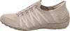 Side view of a beige and gray women's slip-on sneaker. Náhled obrázku produktu