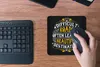 MuchoWow® Mauspad Mousepad Motivation - Retro - Zitat 20x20 Produktbild-Vorschau 4