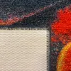 Close-up of the corner of a rug, showing the texture and edge binding. Anteprima dell’immagine prodotto
