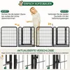 An instructional diagram showing how to assemble a pet playpen. Podgląd zdjęcia produktu