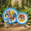 Pokemon Pikachu Kinder 3 teiliges Geschirr Set Teller und Produktbild-Vorschau 3