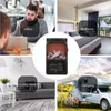 Collage of images showing a portable electric heater in various settings: office, bedroom, living room, and camping. Anteprima dell’immagine prodotto