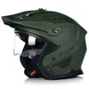 A studio shot of a green modular motorcycle helmet. Anteprima dell’immagine prodotto