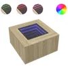 vidaXL LED-Couchtisch Sonoma-Eiche 60x60x40 cm Produktbild-Vorschau 1