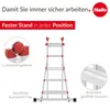 Hailo Échelle télescopique multifonction M80 4x5nombre de Voir les images du produit 5