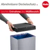 Hailo Corbeille Big-Box Swing taille XL 52 L argent Voir les images du produit 35
