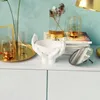 Dekoschale mit handförmigem Stand in weiß, 3D Druck, 13cm Produktbild-Vorschau 2