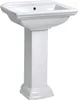 RETRO Klassisches Stand-Waschbecken mit saule-  Keramik Produktbild-Vorschau 1