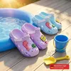 Kinder Clogs Dino Hausschuhe EVA Mädchen Jungen - Lila, Gr. Produktbild-Vorschau 3