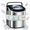 Eiswürfelmaschine Eiswürfelbereiter Edelstahl 1,3 Liter mit Produktbild-Vorschau 1