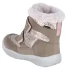 Superfit Mädchen Winterstiefeletten CRYSTAL Beige Leder & Produktbild-Vorschau 3