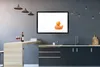 MuchoWow® Gerahmtes Poster Gummi-Ente - Orange - Weiß 90x60 Produktbild-Vorschau 5