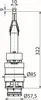 Technical drawing of a plumbing component with dimensions. Produktbild-Vorschau