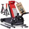 AREBOS 3T Rangierwagenheber mit Fußpedal + 2 Produktbild-Vorschau 1