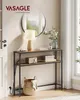 A console table with decorative items and a lamp in a hallway. Produktbild-Vorschau