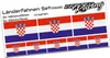 8er Set Länderfahnen Aufkleber "Croatia" Sticker Flagge Produktbild-Vorschau 1