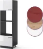 Mikrowellenschrank Vicco R-Line Weiß Hochglanz 60 cm, Model Produktbild-Vorschau 5