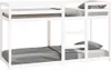 vidaXL Lit superposé blanc 75x190 cm pin massif Voir les images du produit 1
