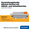 Exquisit Dunstabzugshaube, 59,5 cm, LED-Beleuchtung, 2 Produktbild-Vorschau 2