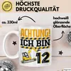 12. Geburtstag Geschenk Tasse Becher Jungs Baustelle Produktbild-Vorschau 3