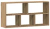 vidaXL Półka ścienna Artisan dąb 100x25x50 cm materiał Podgląd zdjęcia produktu 6