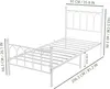 MODFU Metallbett Bettrahmen 90 x 200 mit Produktbild-Vorschau 6