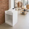 TB60 Kassenblock Ladentheke – Weiß – Modulares Verkaufs- & Produktbild-Vorschau 9