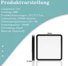 ZMH LED Plafonnier Noir Plat Plafonnier 18W 23CM Angulaire Voir les images du produit 3