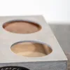 Servierkorb, 4 Fächer, Grau, Holz, Dekoration Produktbild-Vorschau 3