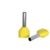 10 AUPROTEC Twin Aderendhülsen 6 mm² isoliert gelb Kabel Produktbild-Vorschau 3