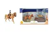 Toi-Toys 37160A  - Braunes Pferd mit Reiter und Zubehör Produktbild-Vorschau 7