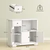 HOMCOM Credenza da cucina con ripiano per microonde, 3 Anteprima dell’immagine prodotto 3