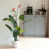 Szmaragdowa sztuczna roślina Strelitzia w doniczce z Podgląd zdjęcia produktu 1