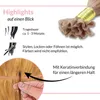 hair2heart Bonding Extensions Echthaar glatt 8/01 Hellblond Produktbild-Vorschau 5