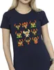 Disney - T-Shirt für Damen BI26030 (S) (Marineblau) Produktbild-Vorschau 3