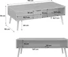 sweeek - Vintage Couchtisch Nussbaumdekor - Nussbaumfarben Produktbild-Vorschau 6