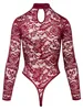 Roter Spitzenbody Größe M mit Ornament-Spitze im Produktbild-Vorschau 6