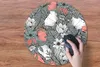 MuchoWow® Mauspad Mousepad Mohn - Skizze - Vintage 50x50 cm Produktbild-Vorschau 4